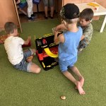 Návštěva prvňáčků ve školce